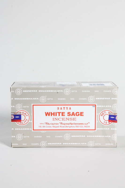 Räucherstäbchen (12er Packung) - SATYA White Sage (Weisser Salbei) 15 gr.
