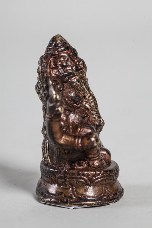 Ganesha 8 cm braun/goldfarben