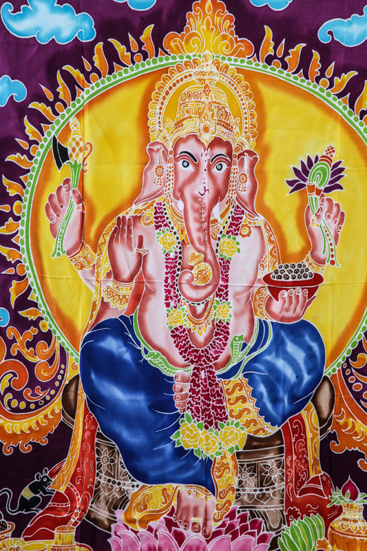 Banner Ganesha multicolor 100 x 100