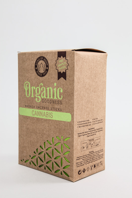 Räucherstäbchen (12er Packung) - ORGANIC Cannabis