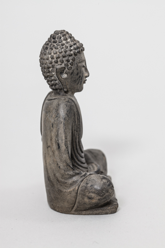 Buddha betend schwarz 10 cm
