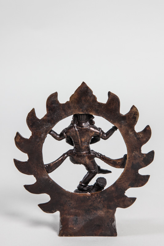 Shiva braun Messing 14 cm