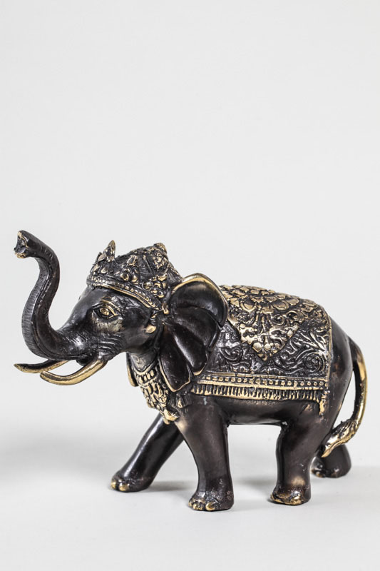 Elephant Bronze schwarz/goldfarben