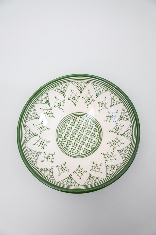 Schale Keramik gross grün 30 x 30 x 11 cm