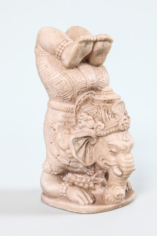 Ganesha Kopfstand natur 30 x 12 cm