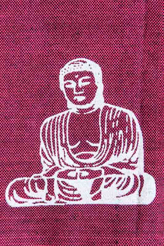 Portemonnaie Budha bordeau x