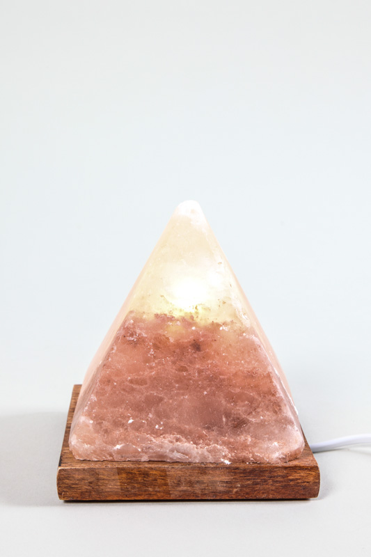 Salzsteinlampe Pyramide 14-15 cm