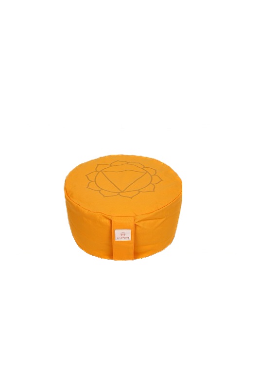Meditationskissen Solarplexus-Chakra gelb 31 x 31 x 15 cm