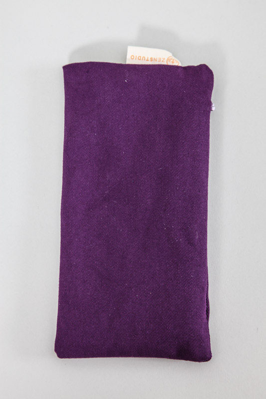 Augenkissen mit Lebensblume violett 10 x 20 cm