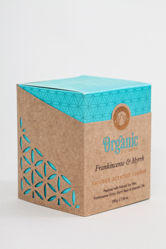 Duftkerze im Glas Organic Frankincense & Myrrhe