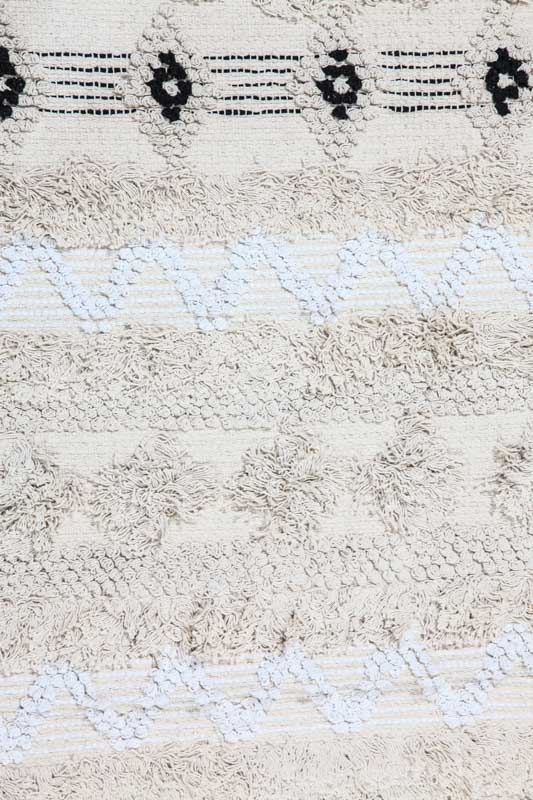 Teppich Baumwolle natur 60 x 90cm