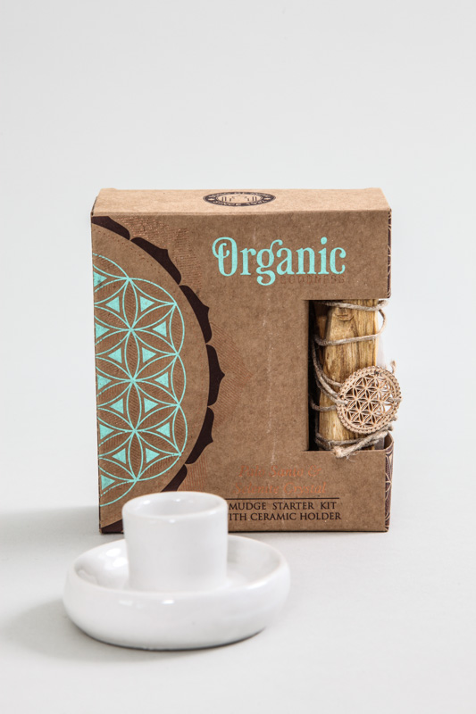 Organic Palo Santo & Selenit Kristall Starter Kit