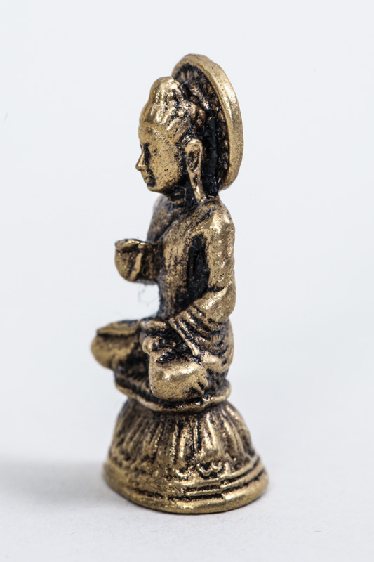 Messingfigur Chakra Buddha