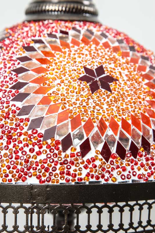 Mosaiklampe multicolor 30 x 65 cm