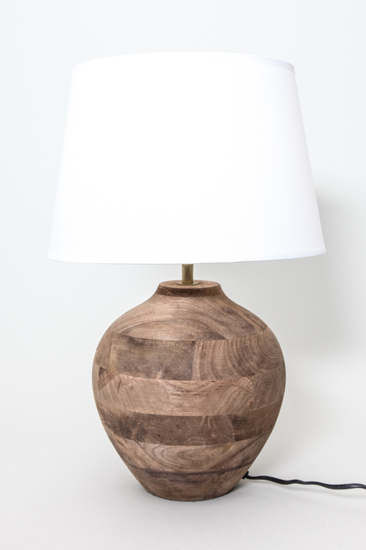 Tischlampe Holz 25 x 25 x 34 cm