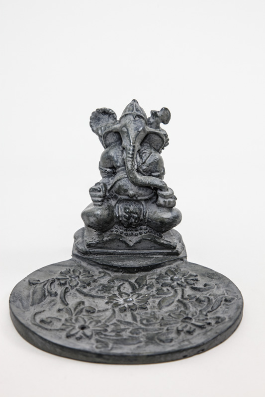 Räucherstäbchenhalter rund Ganesha