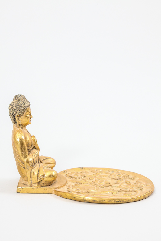 Räucherstäbchenhalter rund Buddha
