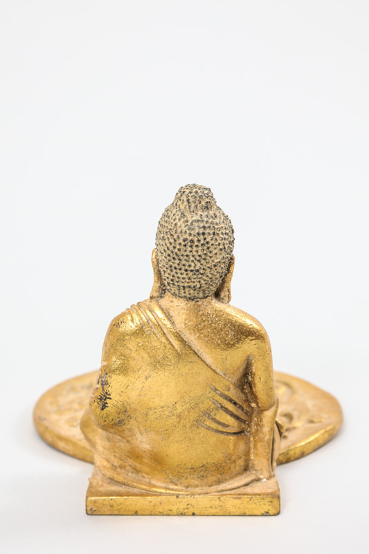 Räucherstäbchenhalter rund Buddha