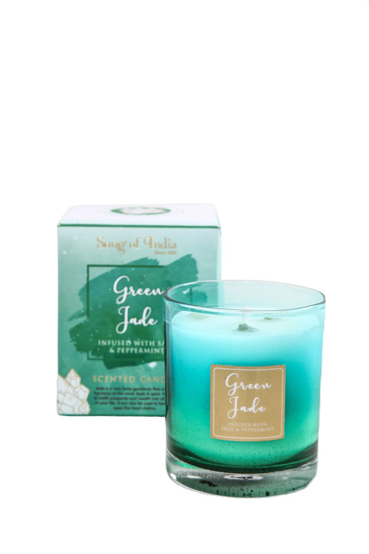 Duftkerze im Glas "green Jade" 200 gr
