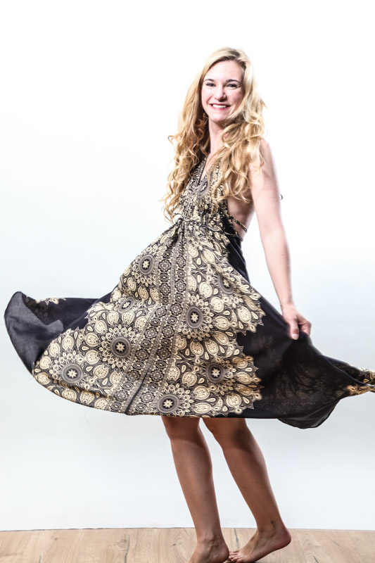 Kleid Mintra braun Rayon - One Size