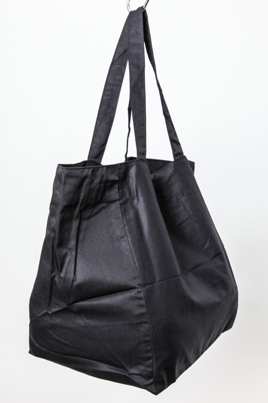 Shopping Bag Lebensblume schwarz