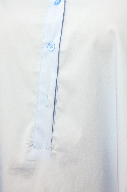 Blusenhemd aquablau - One Size