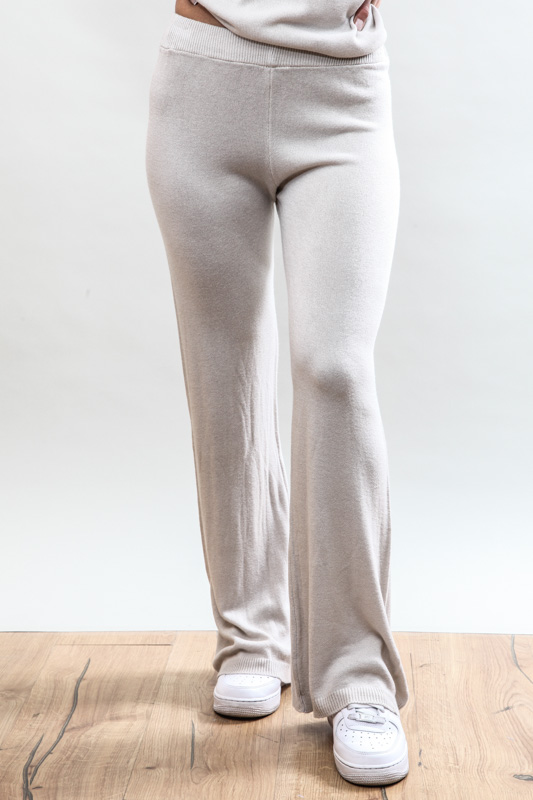 Strickhose taupe - One Size