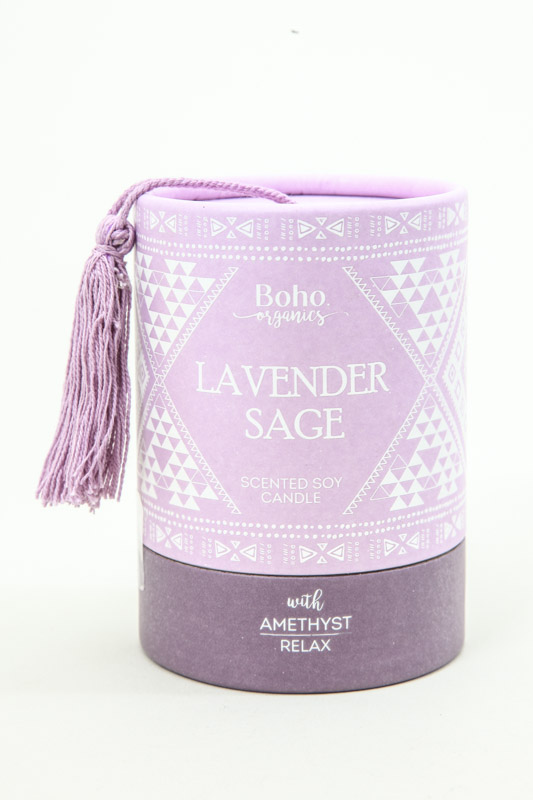 Duftkerze "Boho organics" - Lavender Sage 200 gr