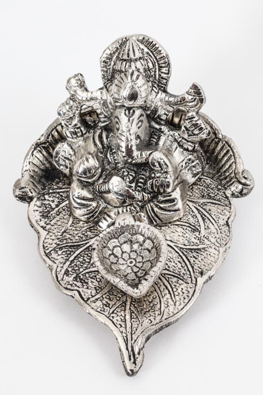 Räucherstäbchenhalter Aluminium Patta Ganesha