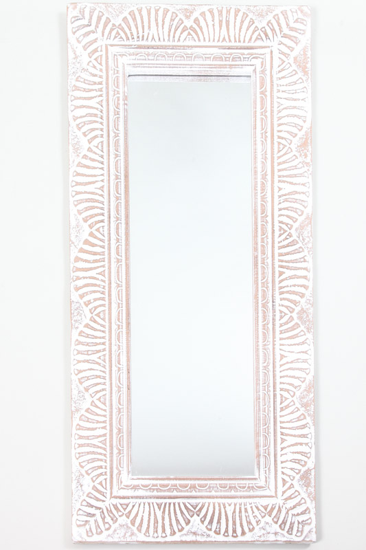 Spiegel white washed 60 x 120 cm