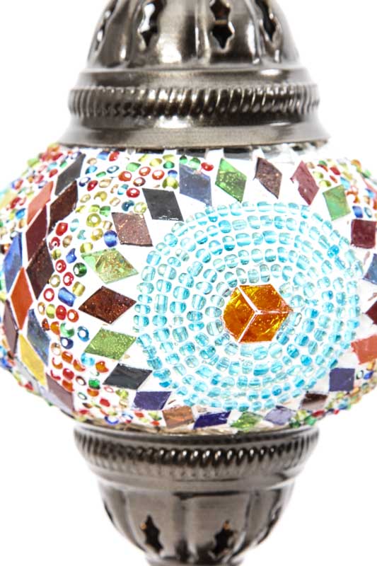 Mosaiklampe multicolor 22 x 22 x 44 cm