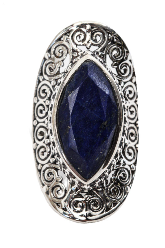 Silberring Lapis Lazuli Gr. 9