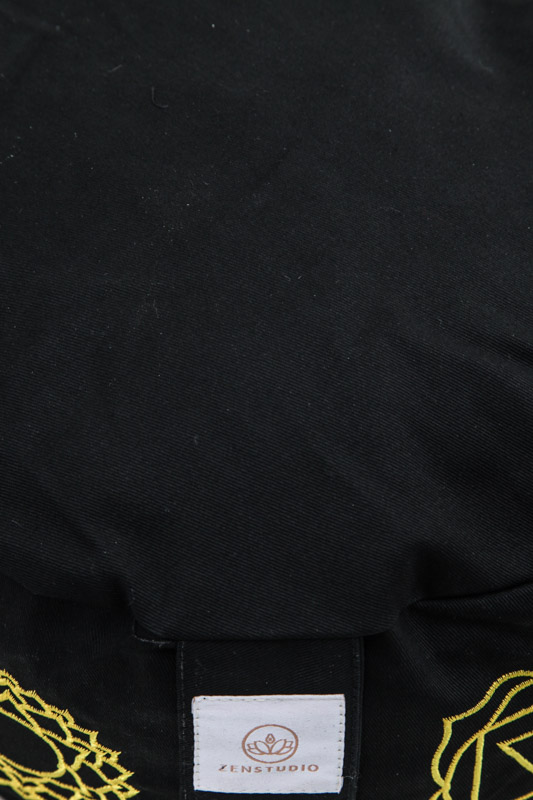 Meditationskissen 7Chakra schwarz 30 x 30 x 15 cm