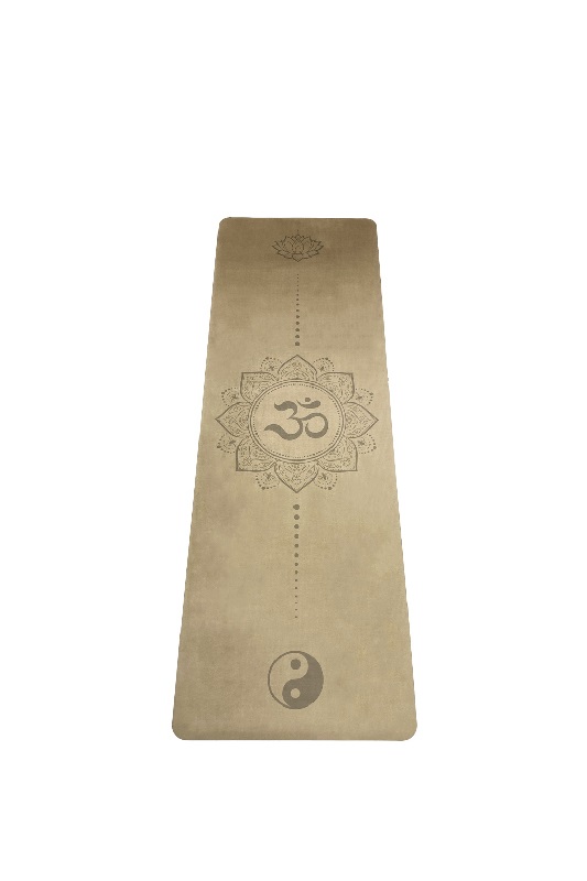 Yogamatte bedruckt OM/Yin Yang khaki