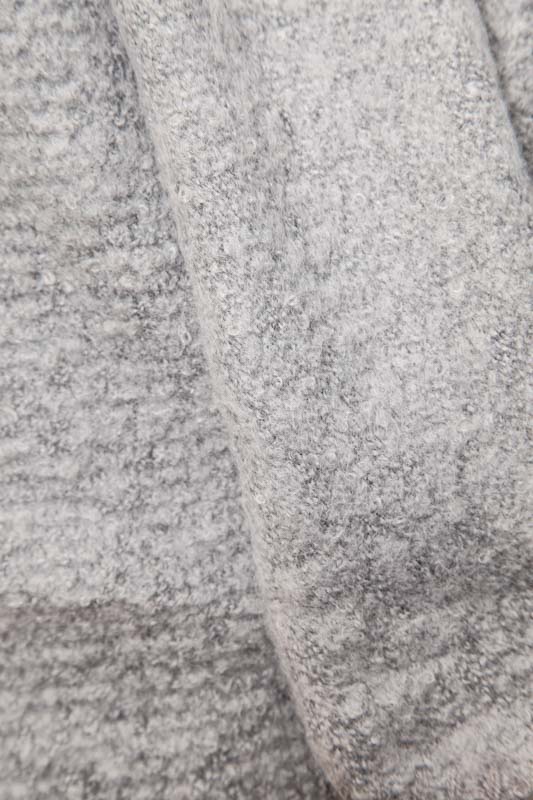 Schal Wolle/Viskose grau