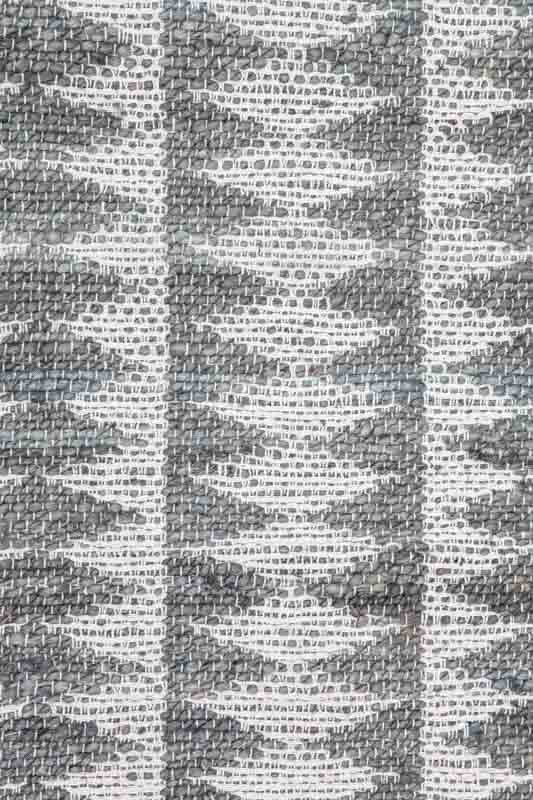 Teppich Jute/Baumwolle grau/natur 60x90 cm