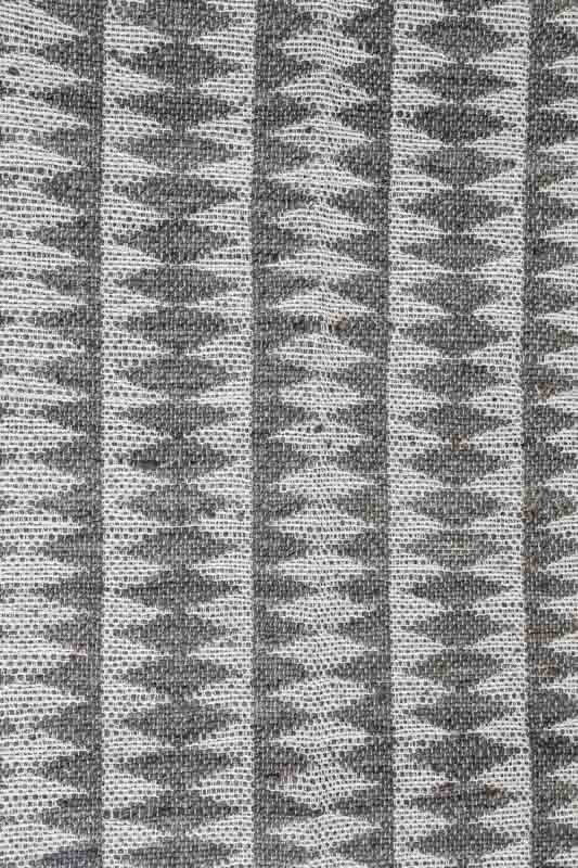 Teppich Jute/Baumwolle grau/natur 90x150 cm