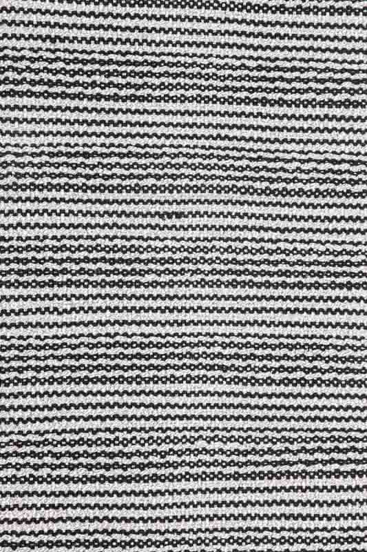 Teppich Baumwolle schwarz/natur 60x90 cm