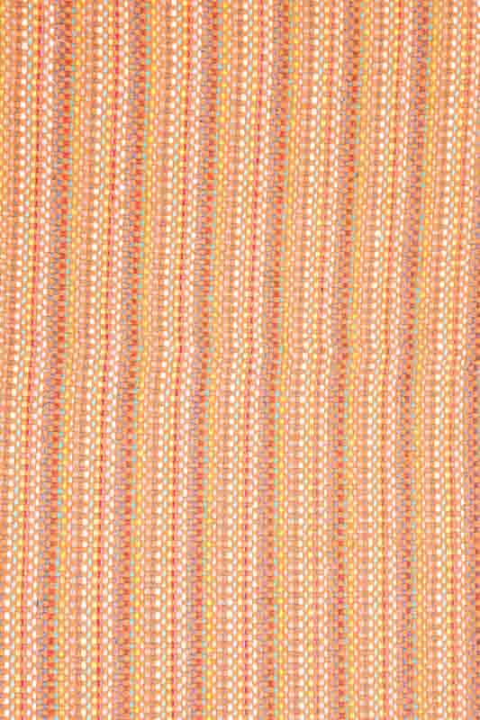 Teppich Baumwolle orange/multicolor 45 x 85 cm