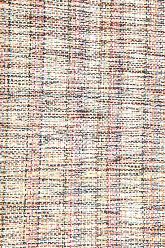 Teppich Baumwolle multicolor/schwarz/gelb 45 x 85 cm