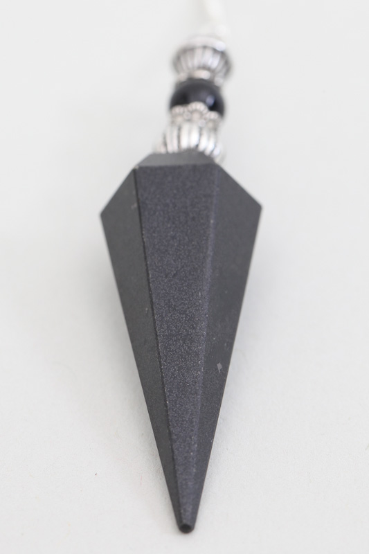 Pendel schwarzer Obsidian 25 cm