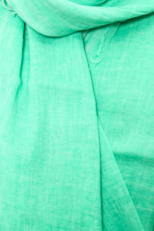 Schal Baumwolle grün 100 x 200 cm