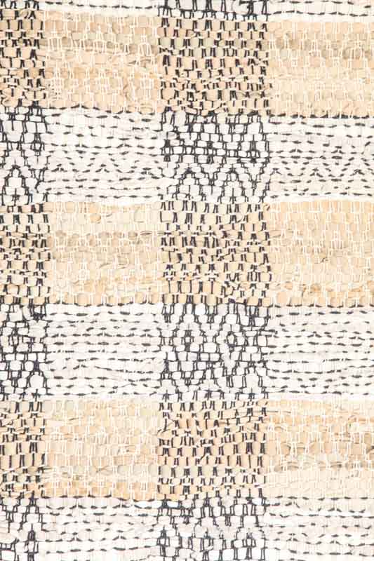 Teppich Leder/Baumwolle assortiert 60x90 cm