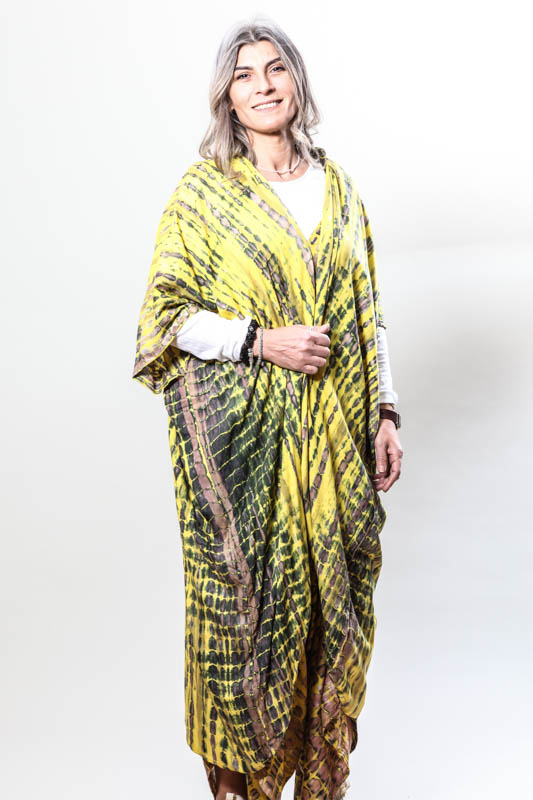 Kimono lang Bali Batik assortiert - One Size