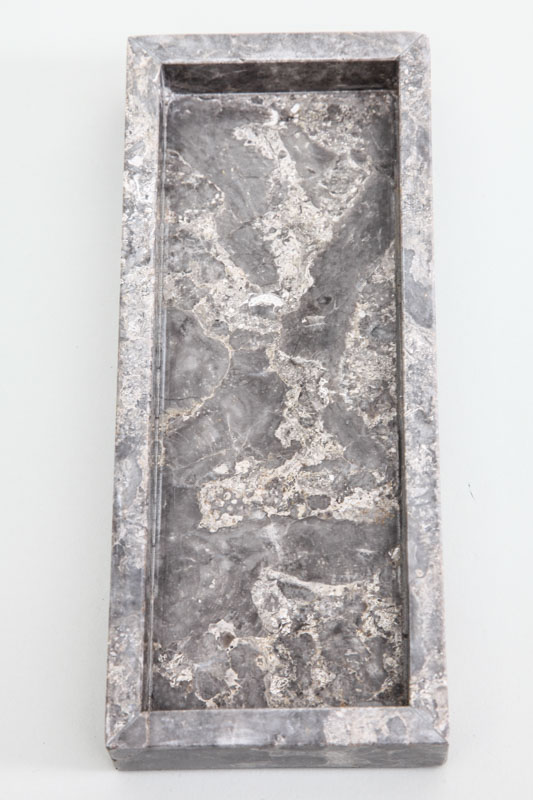 Tablett Marmor braun 23 x 9.5 x 3 cm