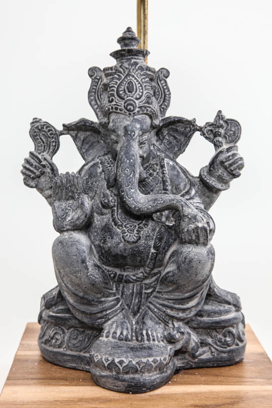 Lampe Ganesha grau 27cm