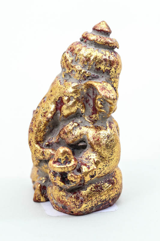 Ganesha grau/rot antik
