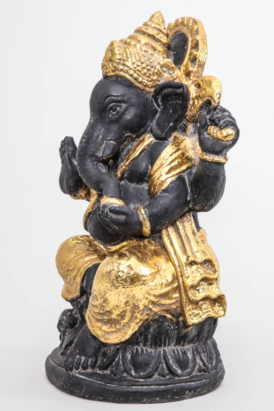 Ganesha schwarz/goldfarben 40 cm