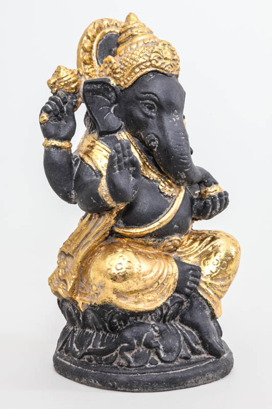 Ganesha schwarz/goldfarben 40 cm