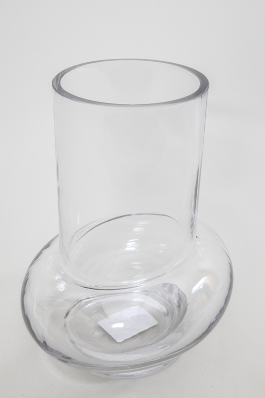 Vase Glas klar 15.5 x 21 cm